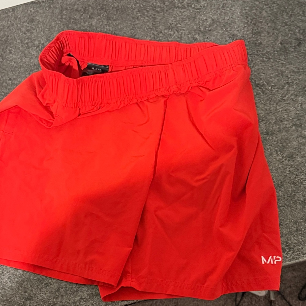 My protein Red Athletic Shorts